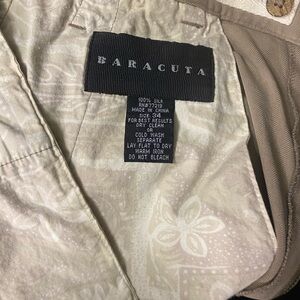 Baracuta Tan Flat Front Shorts for‎ Effortless Style